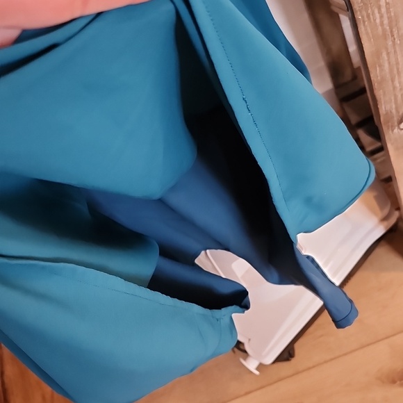 Teal Sequin Cocktail Dress, Small - Picture 5 of 10